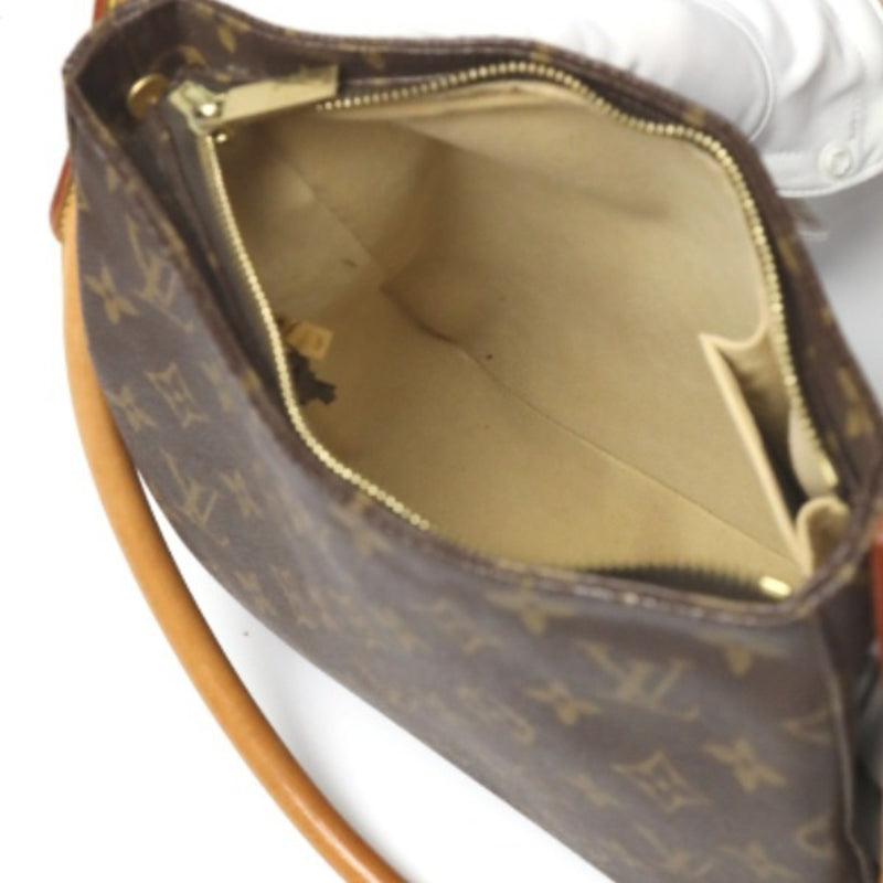 LOUIS VUITTON Looping MM Monogram M51146 Louis Vuitton Brown Shoulder Bag LV