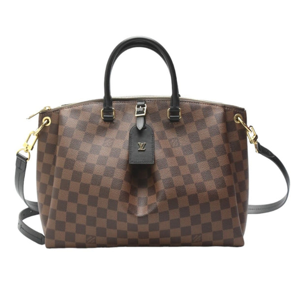 LOUIS VUITTON Damier Odeon Tote MM N45283 Louis Vuitton Brown Shoulder Bag