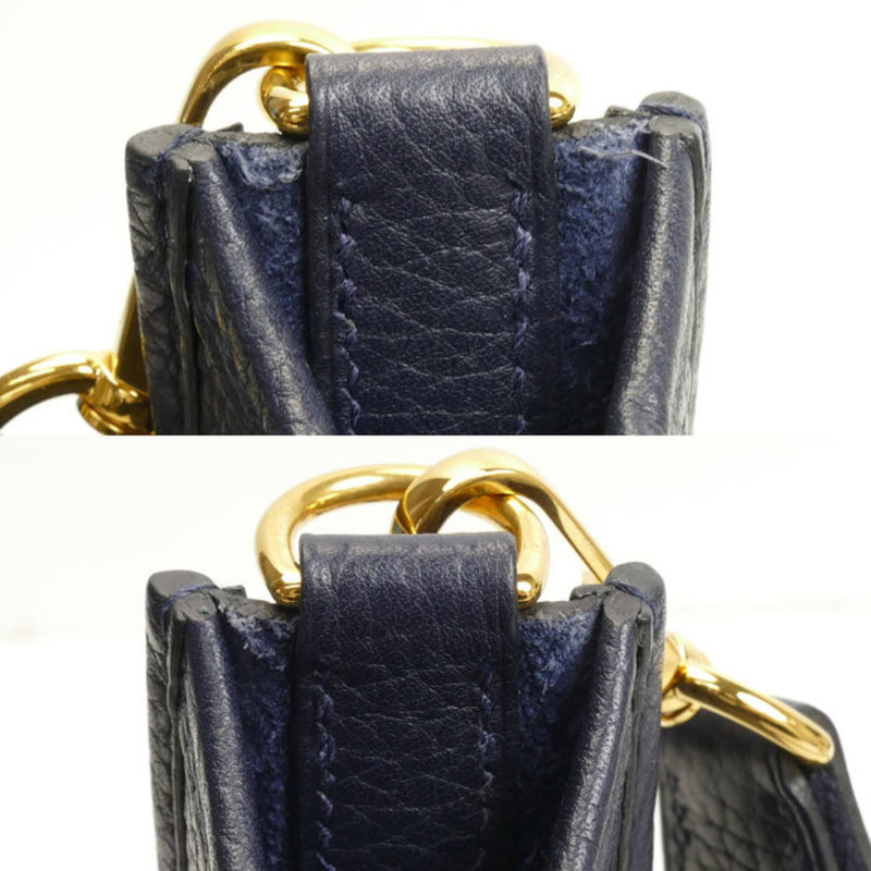 HERMES Evelyn TPM Shoulder Bag Bleu Nuit Ladies