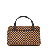 Louis Vuitton Damier Sauvage Lion Handbag M92131 Brown Beige Pony Leather Women's LOUIS VUITTON