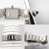 CARTIER Tank Must LM Wristwatch Stainless Steel Ladies Silver WSTA0052