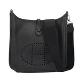 Hermes Evelyn III PM Shoulder Bag Leather Black Women's HERMES