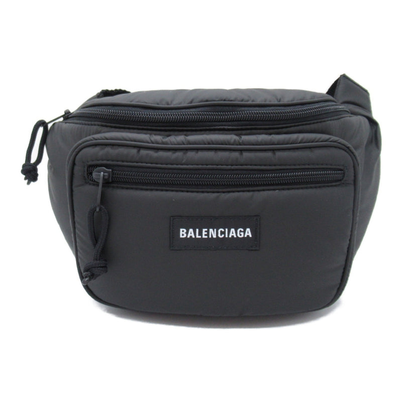 BALENCIAGA Waist Bag, Body Polyurethane, Women's, Black, 4823892AAMA1000