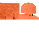 HERMES Evelyn 3 PM Orange Palladium Hardware M Stamp (around 2009) Unisex Taurillon Clemence Shoulder Bag