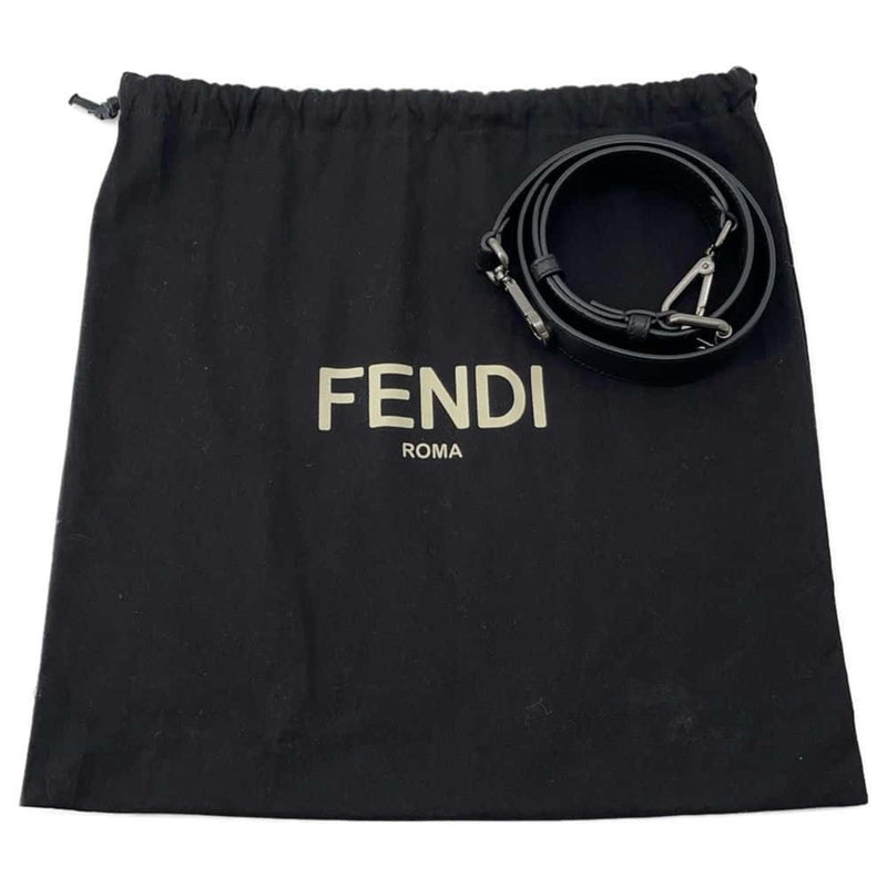 Fendi Handbag Bag Leather 7VA512 FENDI 2way Shoulder Black