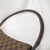 LOUIS VUITTON Looping GM Shoulder Bag Brown Damier PVC coated canvas N51144