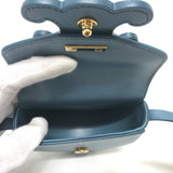 CELINE Triomphe Shoulder Bag blue