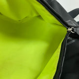 Chanel Sports line Backpack Backpack Black x neon yellow