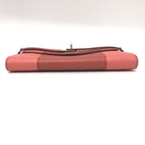 Hermes Long wallet Long Wallet pink SilverHardware