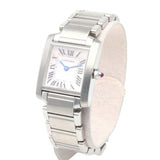 Cartier Tank Francaise SM Watch, Stainless Steel W5102803, Quartz, Women's, CARTIER, Overhauled, Shell Dial