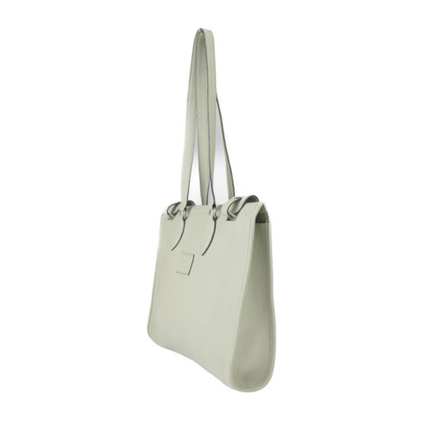 HERMES Hermes Cabas 35 Shoulder Bag Taurillon Clemence Pale Green Tote