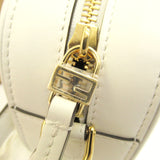 FENDI Camera Mini Shoulder Bag White leather 8BS077ANWTF0QVL