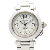 Cartier Pasha C Big Date Watch Stainless Steel Boys White W31044M7