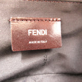 FENDI Zucca Shoulder Bag Brown Beige canvas leather 7VA472