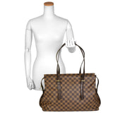 LOUIS VUITTON Chelsea Tote Bag Damier Ebene N51119 TH0065