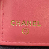 Chanel Bi-fold Wallet Coco Mark Matelasse Caviar Skin AP3519 CHANEL