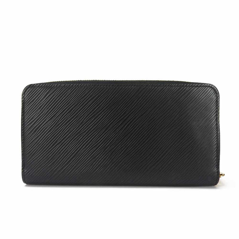 Louis Vuitton Long Wallet Lovelock Zippy Epi Noir Round Black LOUIS VUITTON M63991 Women's LV Leather Zip Around Gold