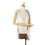 Louis Vuitton Damier Pochette Accessory Pouch Handbag N58009 Brown PVC Leather Women's LOUIS VUITTON