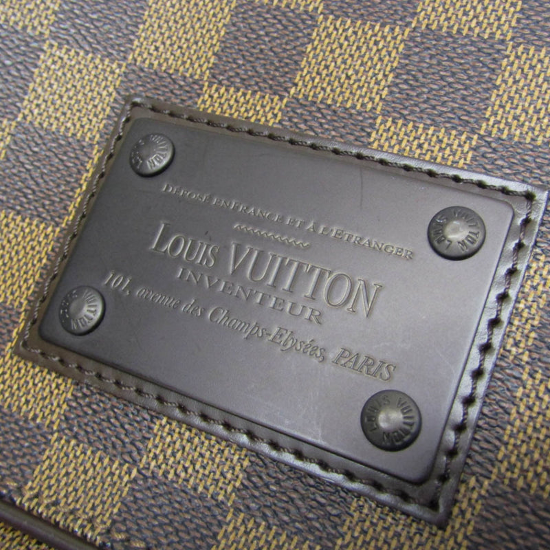 Louis Vuitton Damier Brooklyn MM N51211 Men's Shoulder Bag Ebene