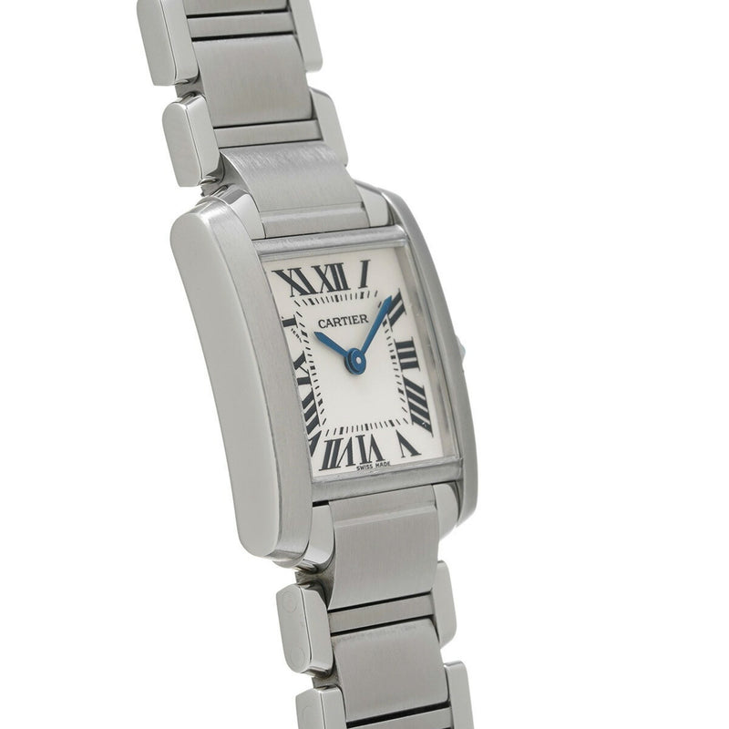 CARTIER Tank Francaise SM W51008Q3 Ladies SS Watch Quartz