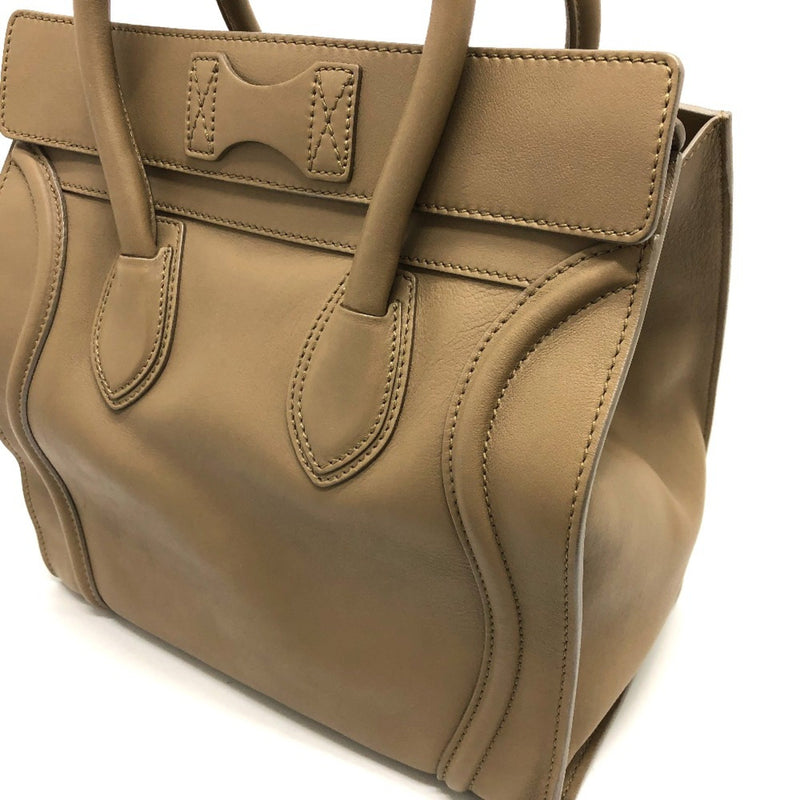 CELINE Bag Hand Bag Beige GoldHardware