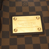 LOUIS VUITTON Damier Hampstead MM Brown N51204 Women's Canvas Handbag