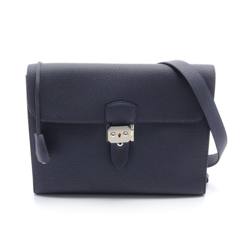 Hermes HERMES Sac A Depeche 29 Shoulder Bag Togo Women's Navy