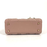 CHRISTIAN DIOR M0505ONGE_M50P Lady CHRISTIAN DIOR Cannage Chain Shoulder Bag Crossbody Bag Hand Bag Pink BeigeBased