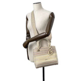 Christian Dior handbag Lady D-Lite canvas 2-way shoulder bag