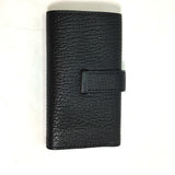 Hermes HHardware key 4-Ring Key Case Black SilverHardware