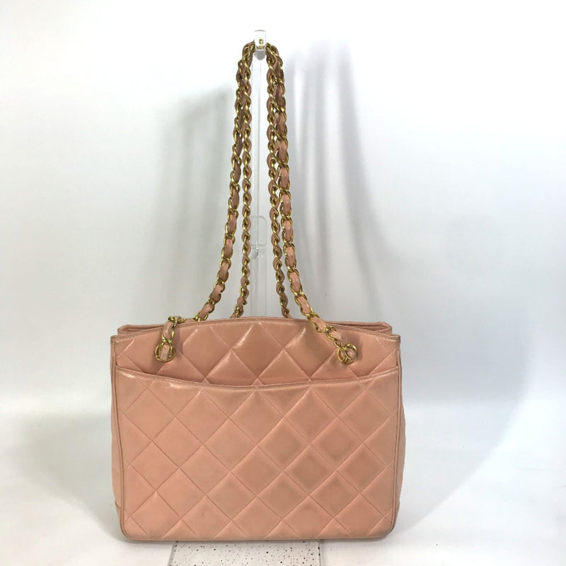 Chanel CC Mark Shoulder Bag Chain bag Tote Bag Shoulder Bag pink GoldHardware