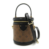 LOUIS VUITTON Cannes Handbag, Bag, Coated Canvas, Monogram Reverse, Women's, Brown, M43986