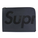 LOUIS VUITTON Clutch Bag Supreme Epi Pochette Jour GM Leather Black Silver Men's M67754