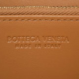 BOTTEGA VENETA Intrecciato Zip Around Wallet Round Calfskin 742332 Brown IT8JQXSA1LNW