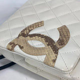 Chanel Cambon Line Pochette bag Shoulder Bag White