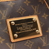 Louis Vuitton Galliera PM Monogram Shoulder Bag, Coated Canvas, Leather, Women's, Brown, M56382