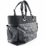 CHANEL Chanel Paris Biarritz GM A34210 PVC black ladies tote bag