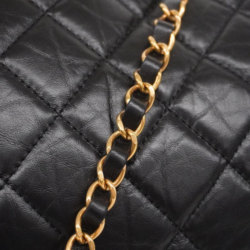 Chanel Handbag Matelasse Chain Shoulder Calf Black Women's