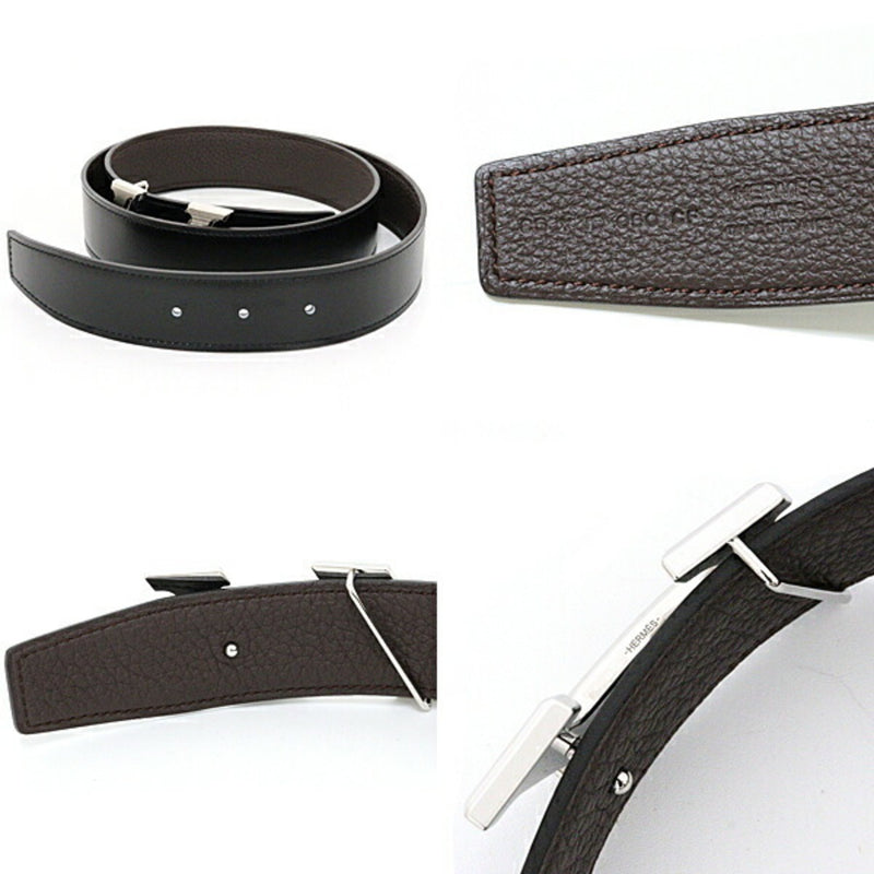 HERMES H Speed Constance Ash Belt Reversible Togo Box Calf