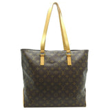 Louis Vuitton Cabas Mezzo Women's Tote Bag M51151 Monogram Brown