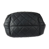 CHANEL Chanel Bag Handbag Lambskin Black Matelasse Coco Mark Shoulder Tote Quilted