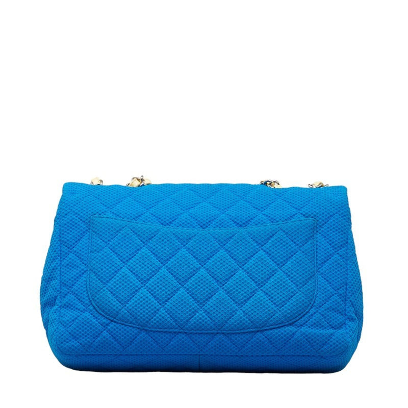 Chanel Matelasse 30 Coco Mark Handbag Shoulder Bag Blue Canvas Women's CHANEL