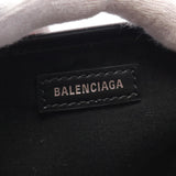 BALENCIAGA NAVY CABAS S Navy Cabas Tote Bag Canvas Leather Women's White Black 3399332HH3N9260