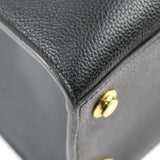 LOUIS VUITTON City Steamer MM Handbag M53015 Leather Black Gold Hardware 2WAY Shoulder Bag Vuitton