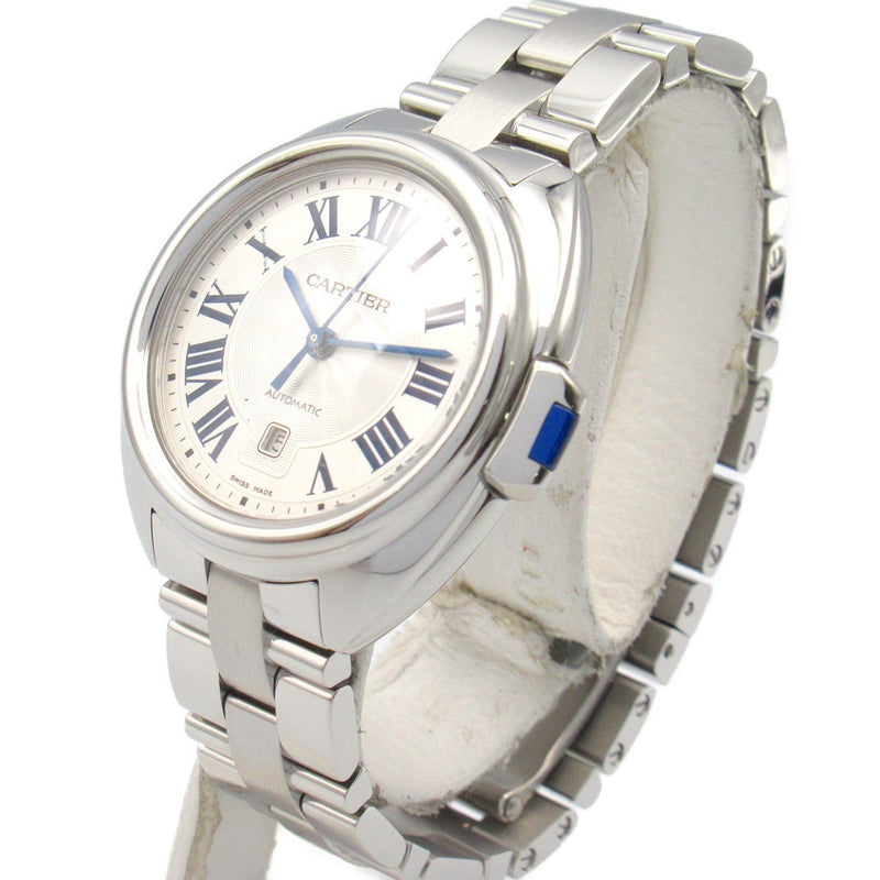 CARTIER Clé du Cartier Wristwatch Stainless Steel Ladies Silver CRWSCL0005