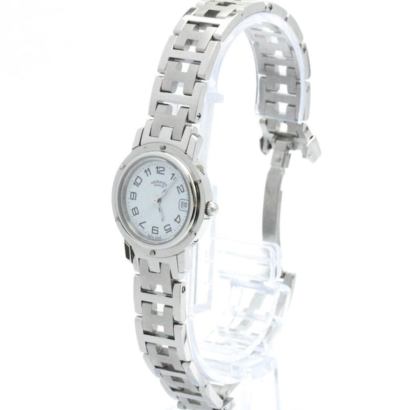 Hermes Clipper Quartz Stainless Steel Women's Dress Watch CL4.210