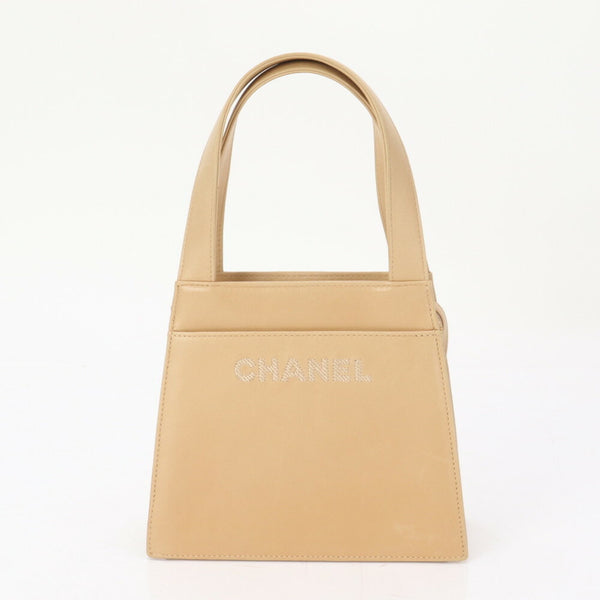 CHANEL Leather handbag tote with serial seal