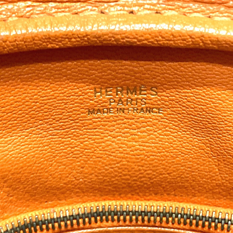 Hermes 2WAY Shoulder Bag Hand Bag Orange Based