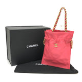 Chanel Chain Hand Bag pink GoldHardware