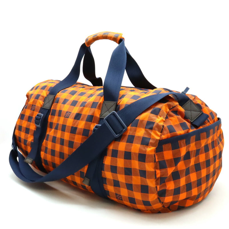 LOUIS VUITTON Damier Aventure Practical Boston Bag Shoulder Nylon Orange N41232